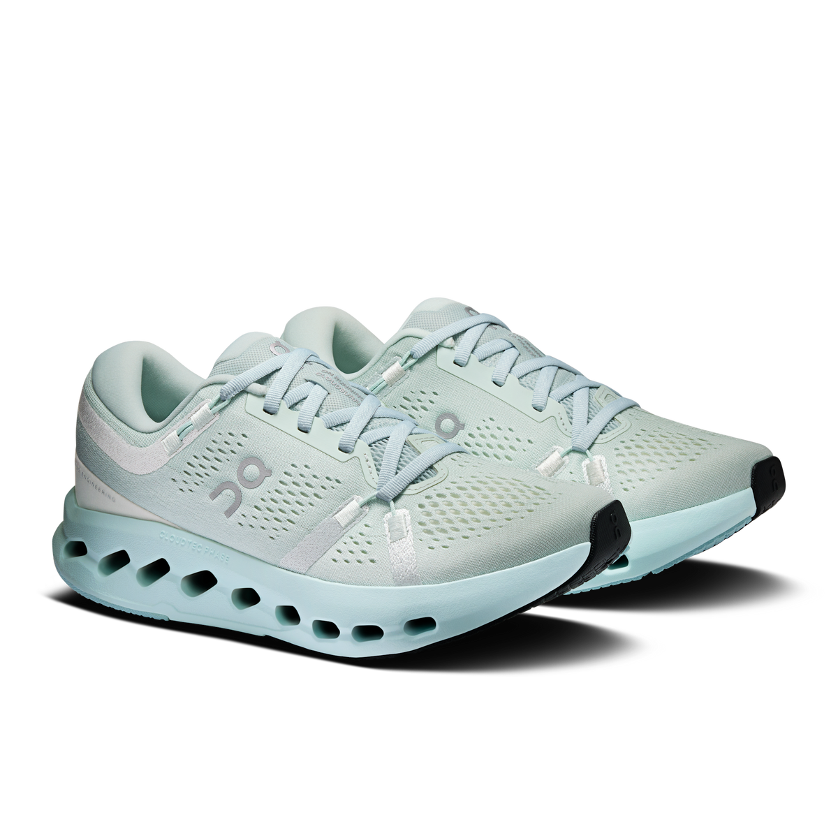 On Running Women's Cloudsurfer 2 5063 Surf/Flurry pair angle