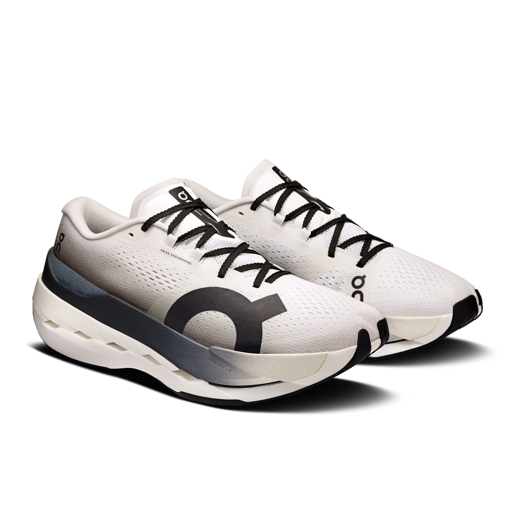 On Running Men's Cloudboom Max 0462 White/Black pair angle