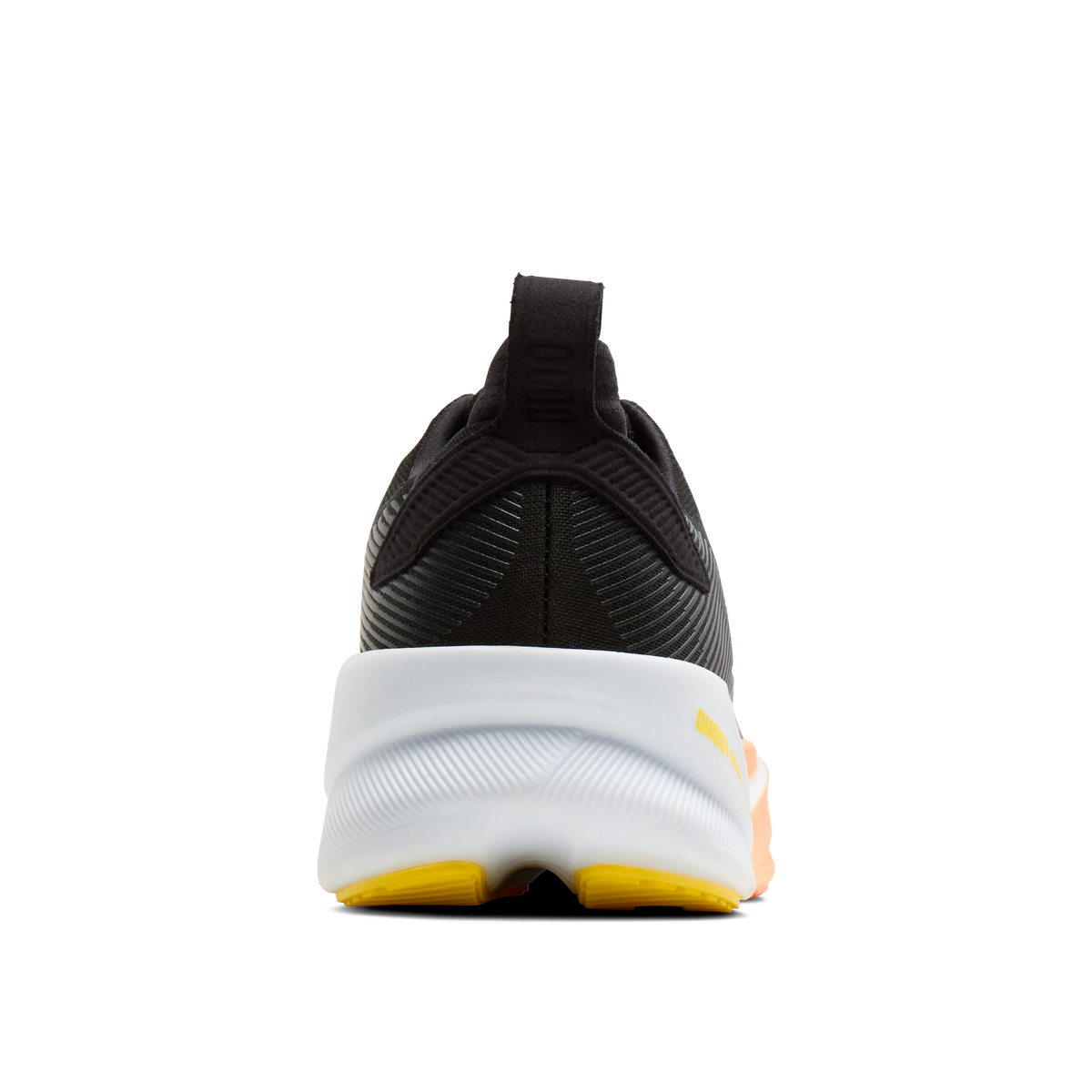 Women's Ghost Max 4 026 Black/Folkstone/CyberPeach heel