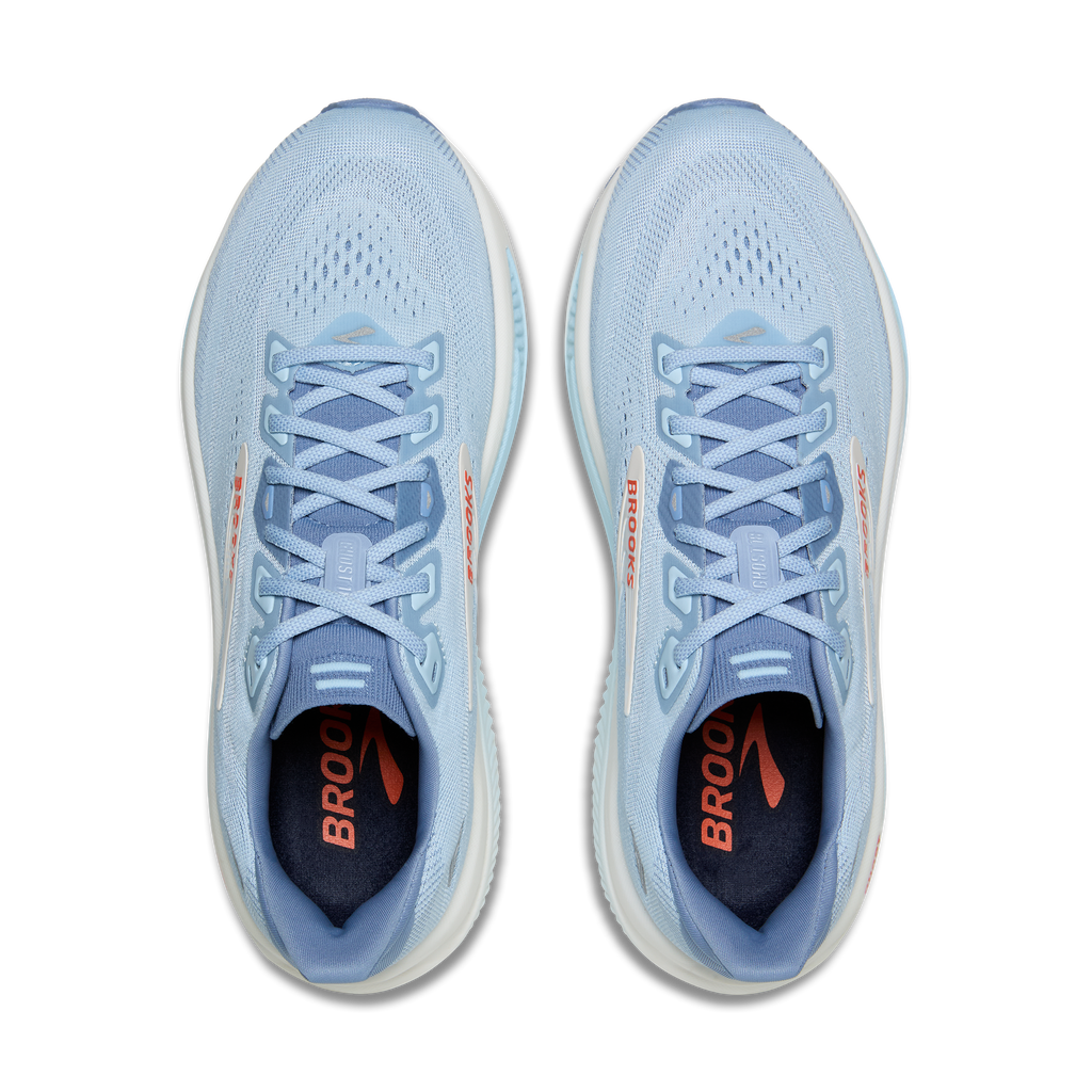 Brooks Women's Ghost 18 473 Nantucket/Tigerlily/Coconut top