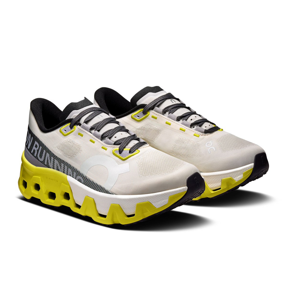 On Running Women's Cloudmonster Hyper 3393 Dew/Lime pair angle