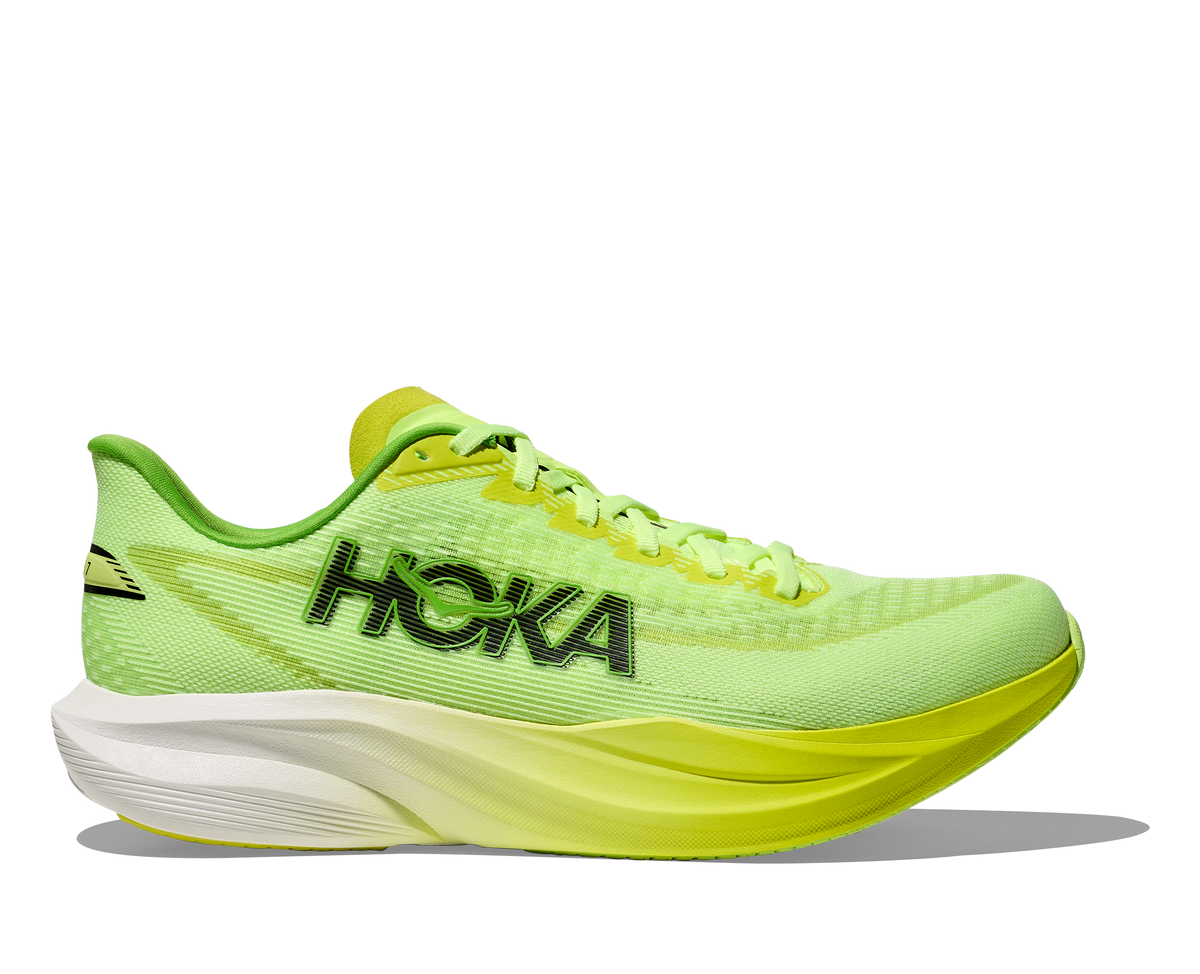 Hoka Women's Mach 7 NZH NeonYuzu/HokaCitrus lateral