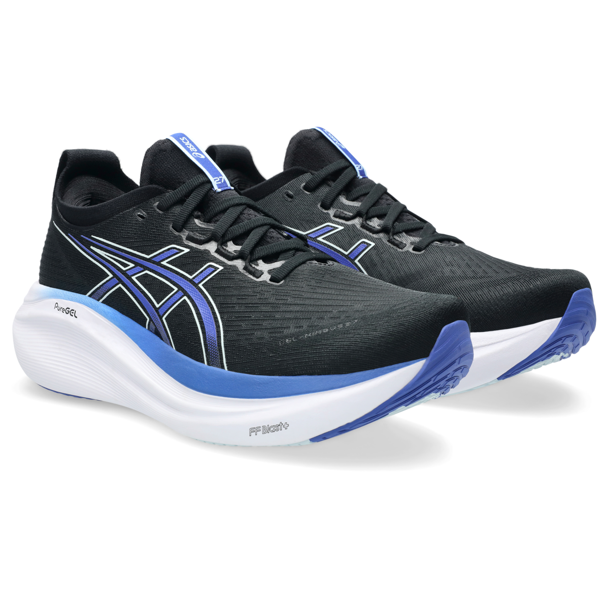 ASICS Men's Gel-Nimbus 27 006 Black/DarkCobalt detail