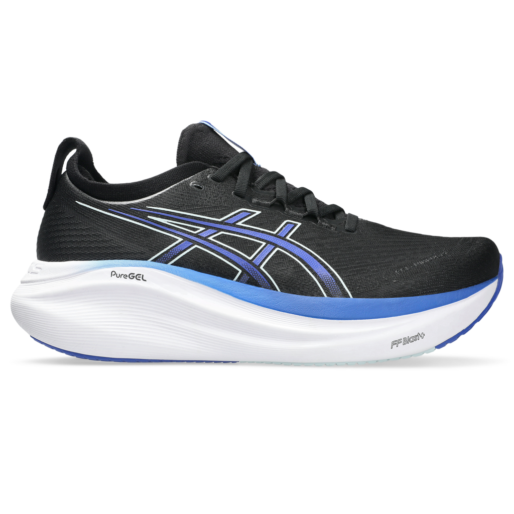 ASICS Men's Gel-Nimbus 27 006 Black/DarkCobalt lateral