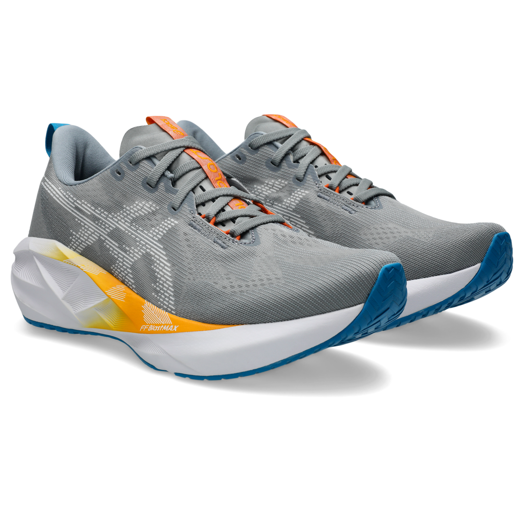 ASICS Men's Novablast 5 020 Gravel/White detail