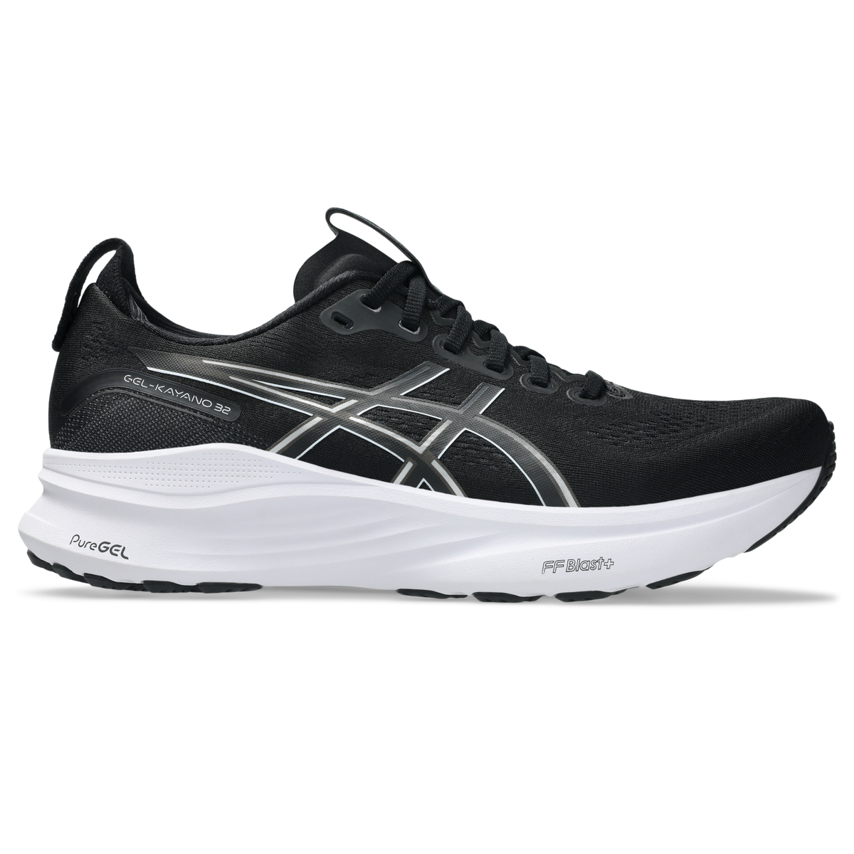 ASICS Men's Gel-Kayano 32 002 Black/White lateral