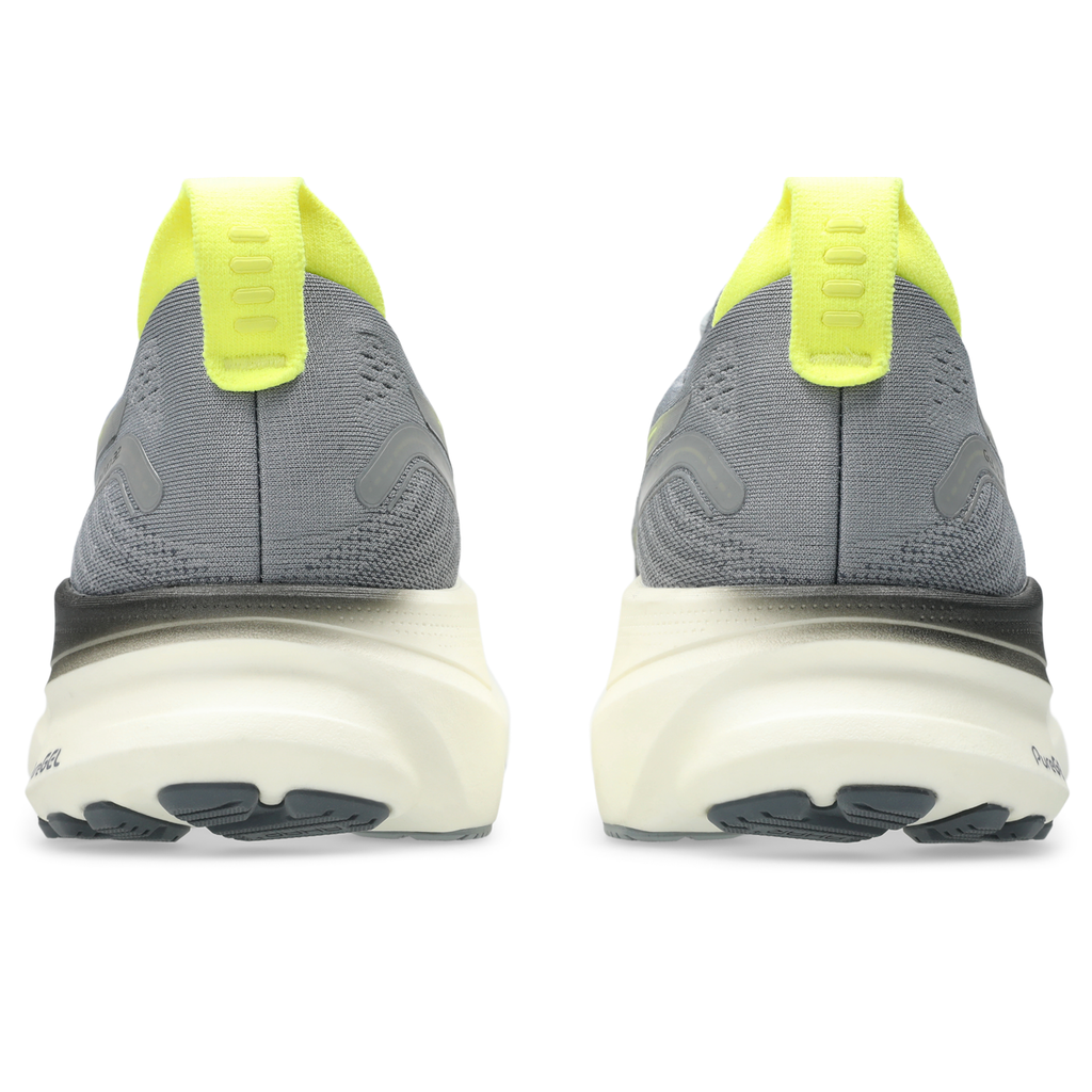 ASICS Men's Gel-Kayano 32 021 Gravel/Citron heel