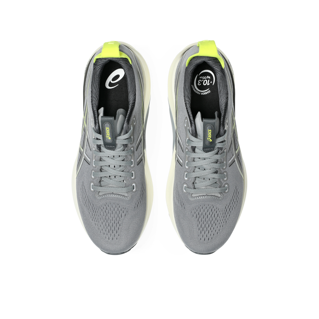 ASICS Men's Gel-Kayano 32 021 Gravel/Citron top