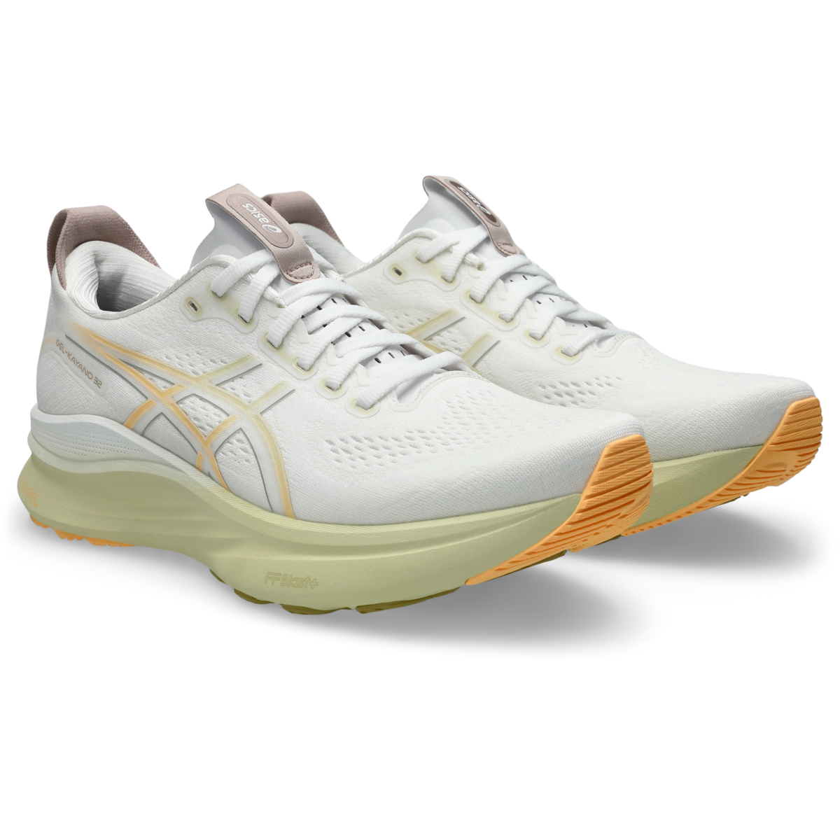 ASICS Men's Gel-Kayano 32 101 White/OrangeGlow detail