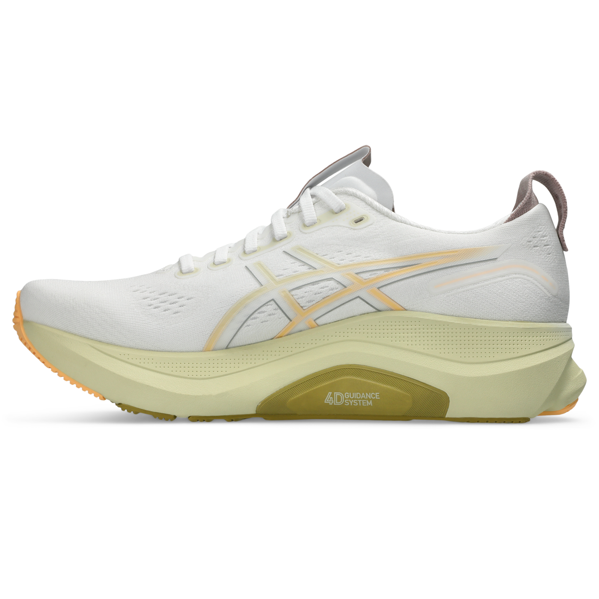 ASICS Men's Gel-Kayano 32 101 White/OrangeGlow medial