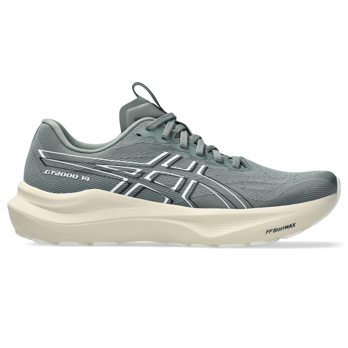 ASICS Men's Gt-2000 14 020 Monument/White lateral