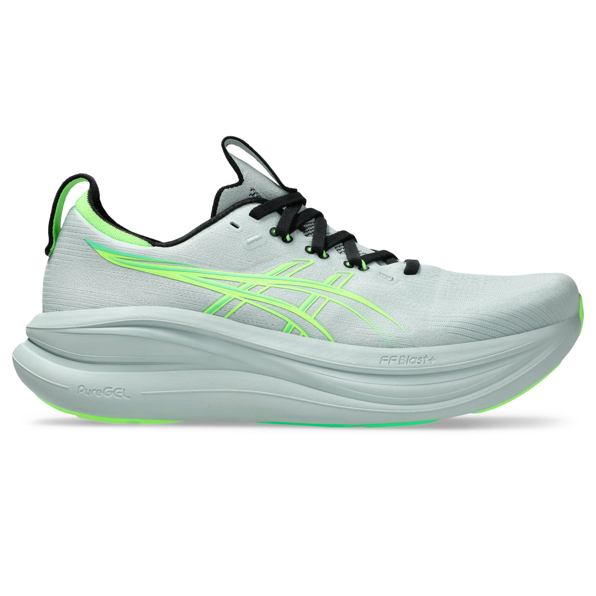 ASICS Men's Gel-Nimbus 28 400 ColdMoss/IlluminateGreen hero