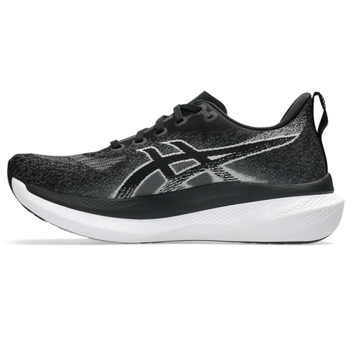 ASICS Men's GlideRide Max 2 001 Black/White medial