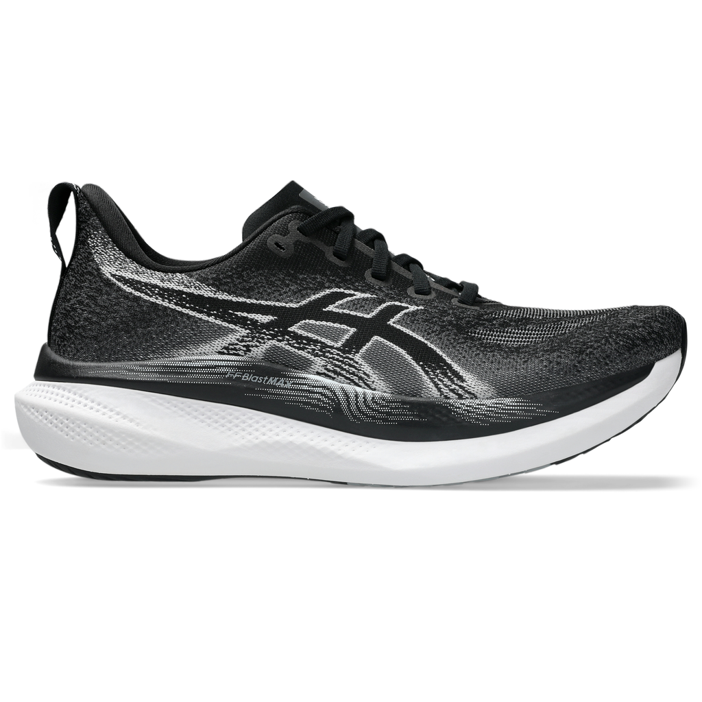 ASICS Men's GlideRide Max 2 001 Black/White lateral