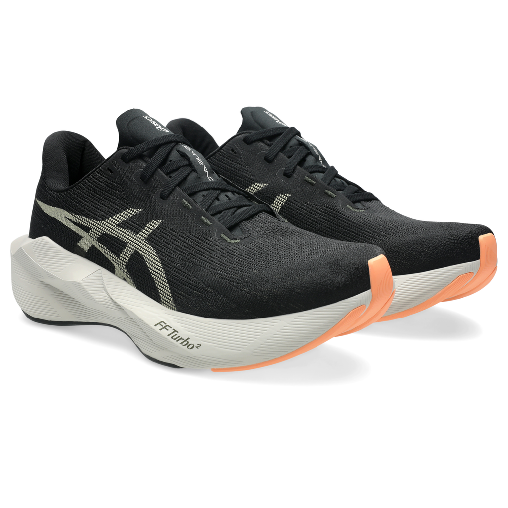 ASICS Men's Novablast 6 001 Black/Khaki detail