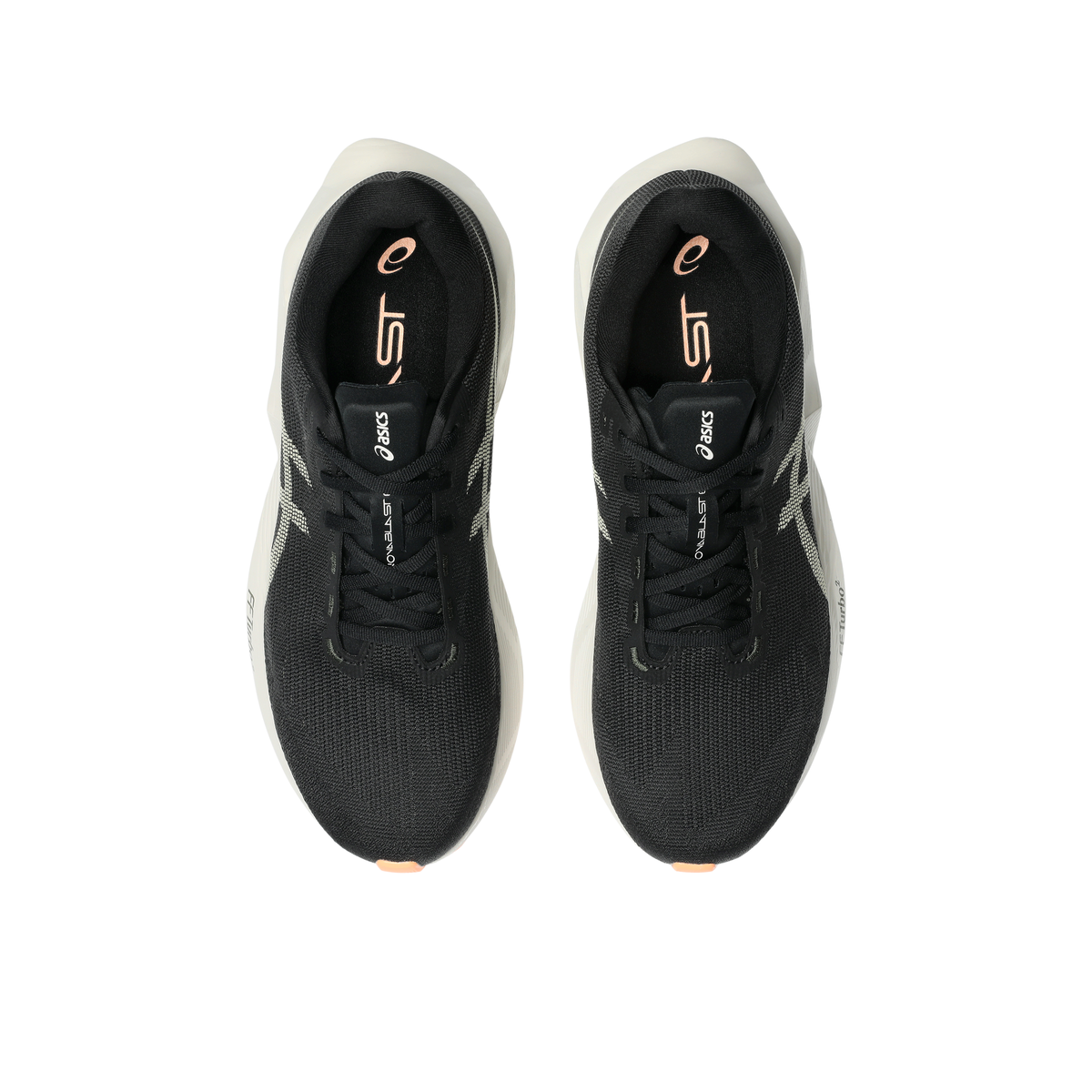 ASICS Men's Novablast 6 001 Black/Khaki top