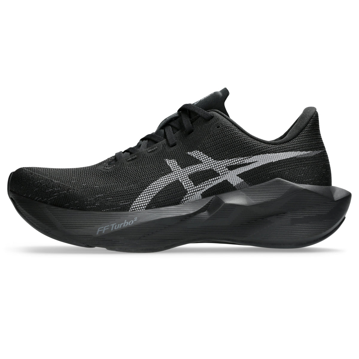 ASICS Men's Novablast 6 002 Black/Black pair angle