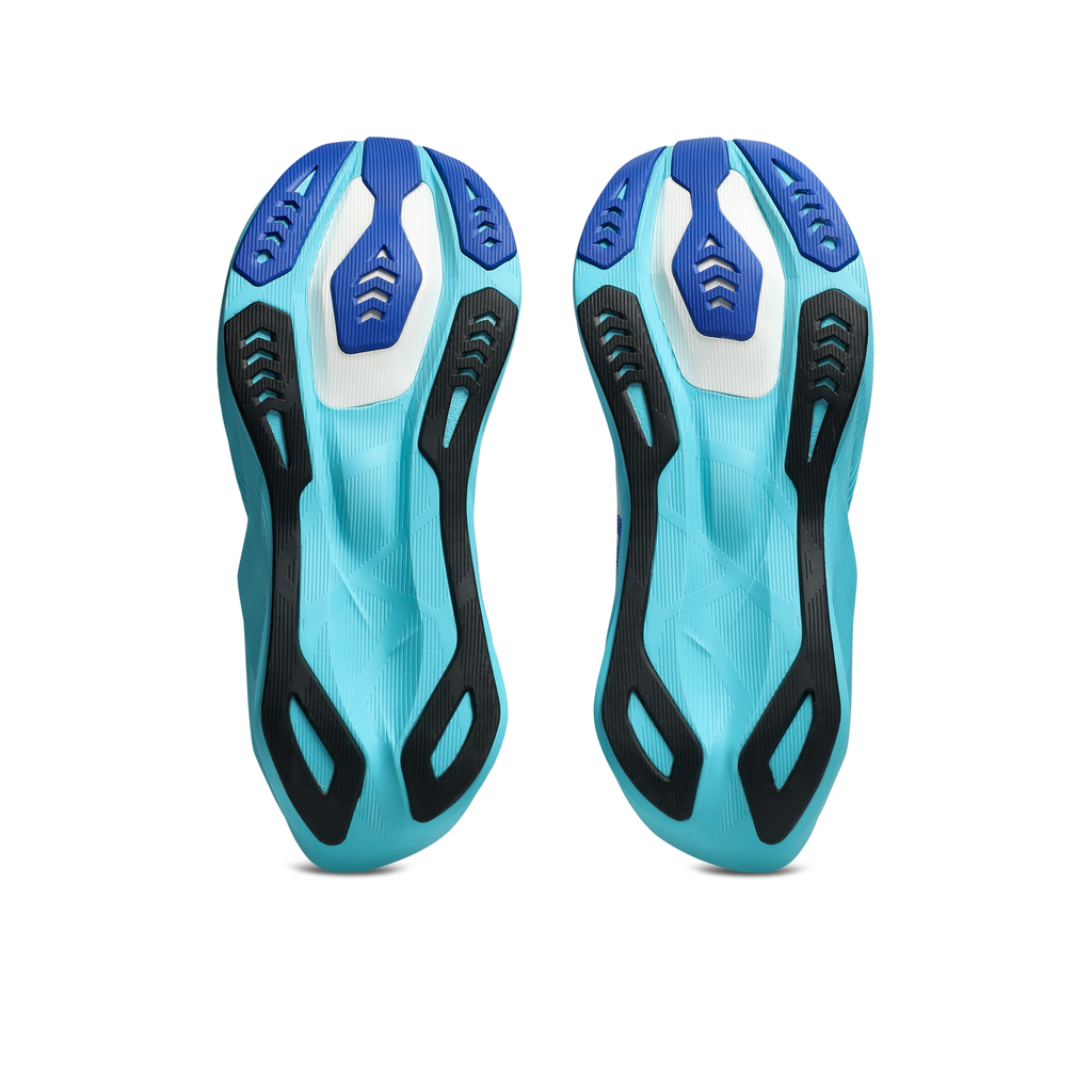 ASICS Men's Novablast 6 101 White/EnergyAqua outsole