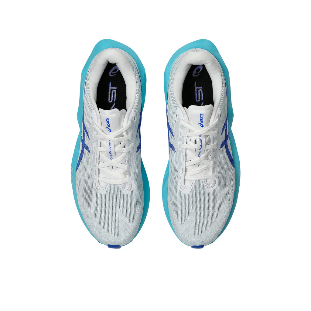 ASICS Men's Novablast 6 101 White/EnergyAqua top
