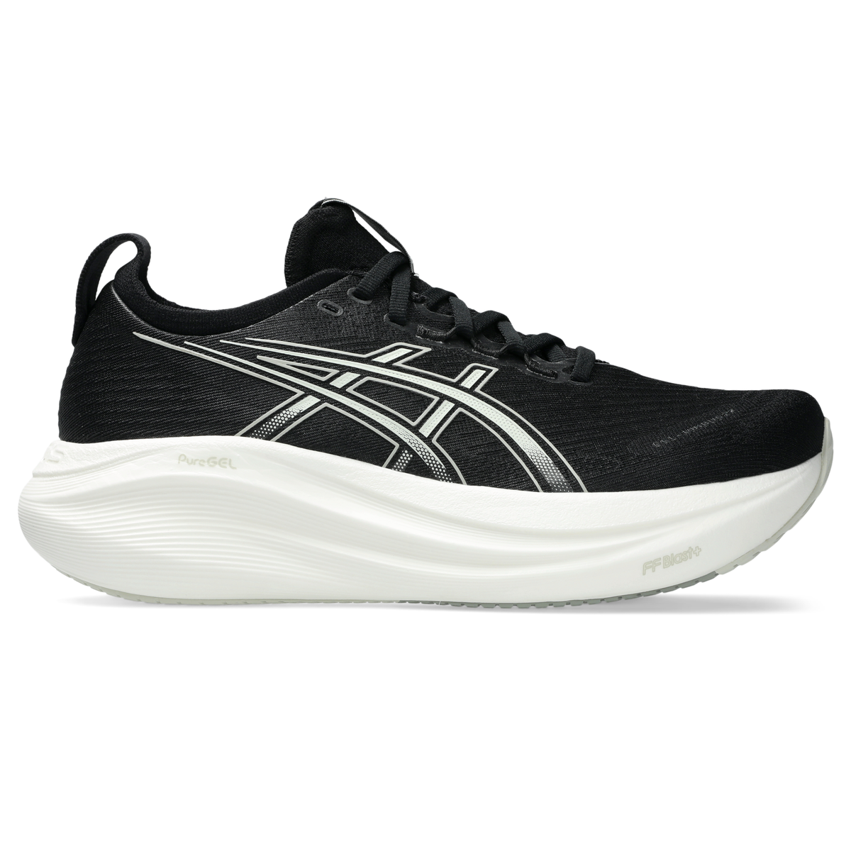 ASICS Women's Gel-Nimbus 27 002 Black/LakeGrey lateral