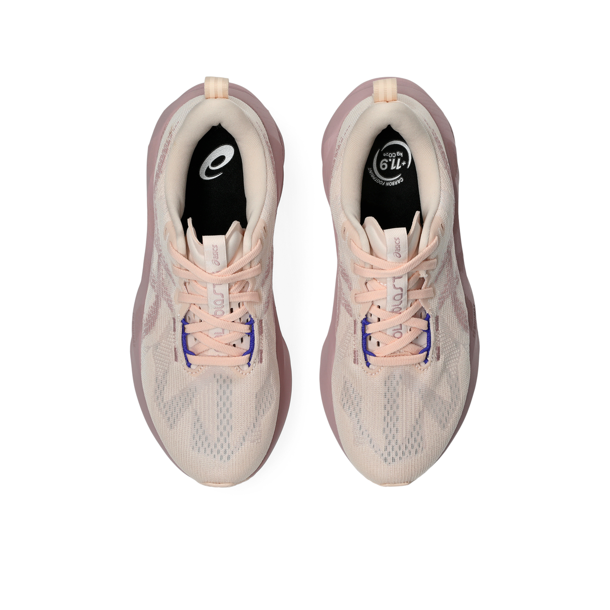 ASICS Women's Novablast 5 702 PearlPink/Morganite top