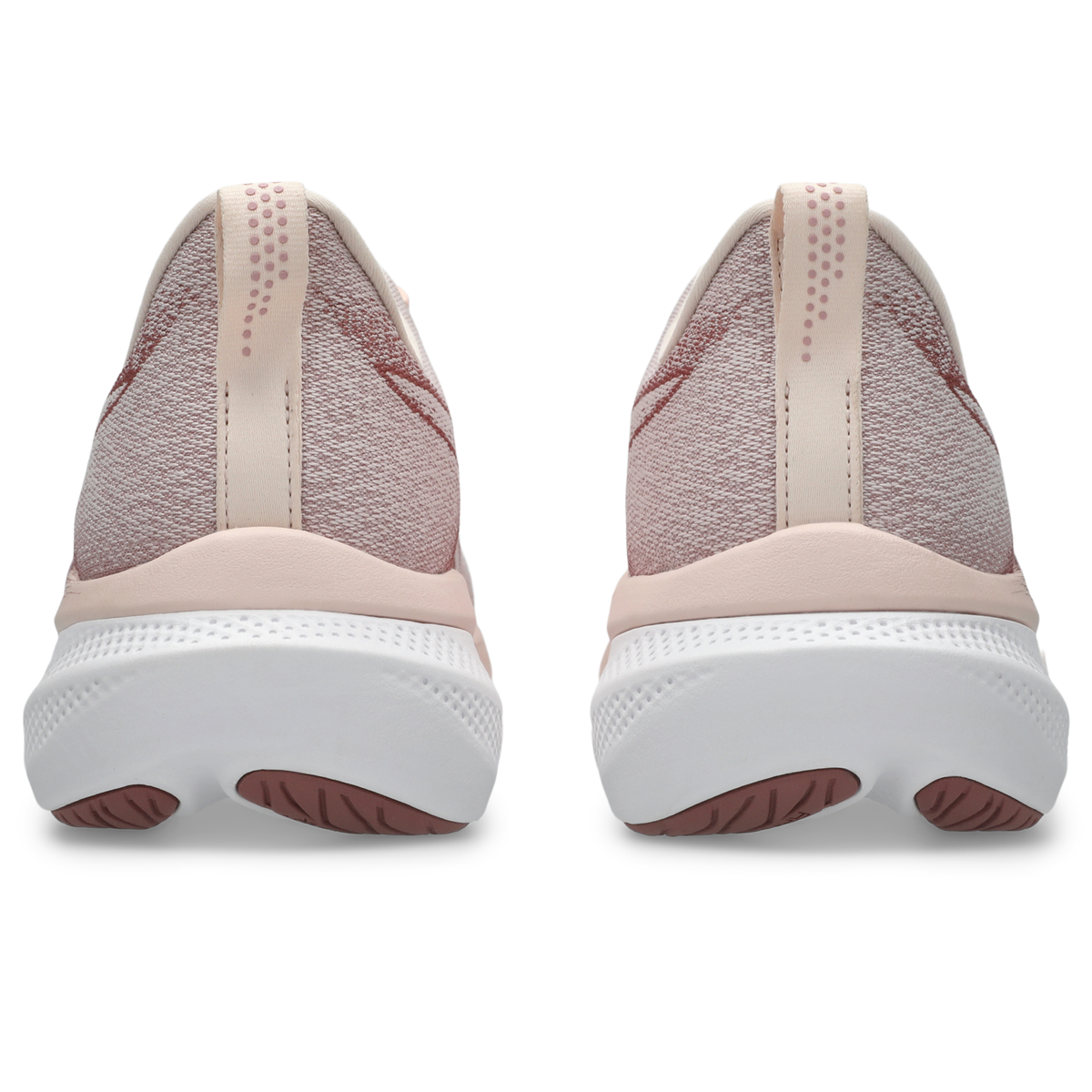 ASICS Women's GlideRide Max 2 700 PearlPink/DustyRed heel