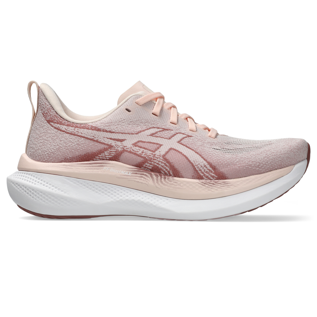 ASICS Women's GlideRide Max 2 700 PearlPink/DustyRed lateral