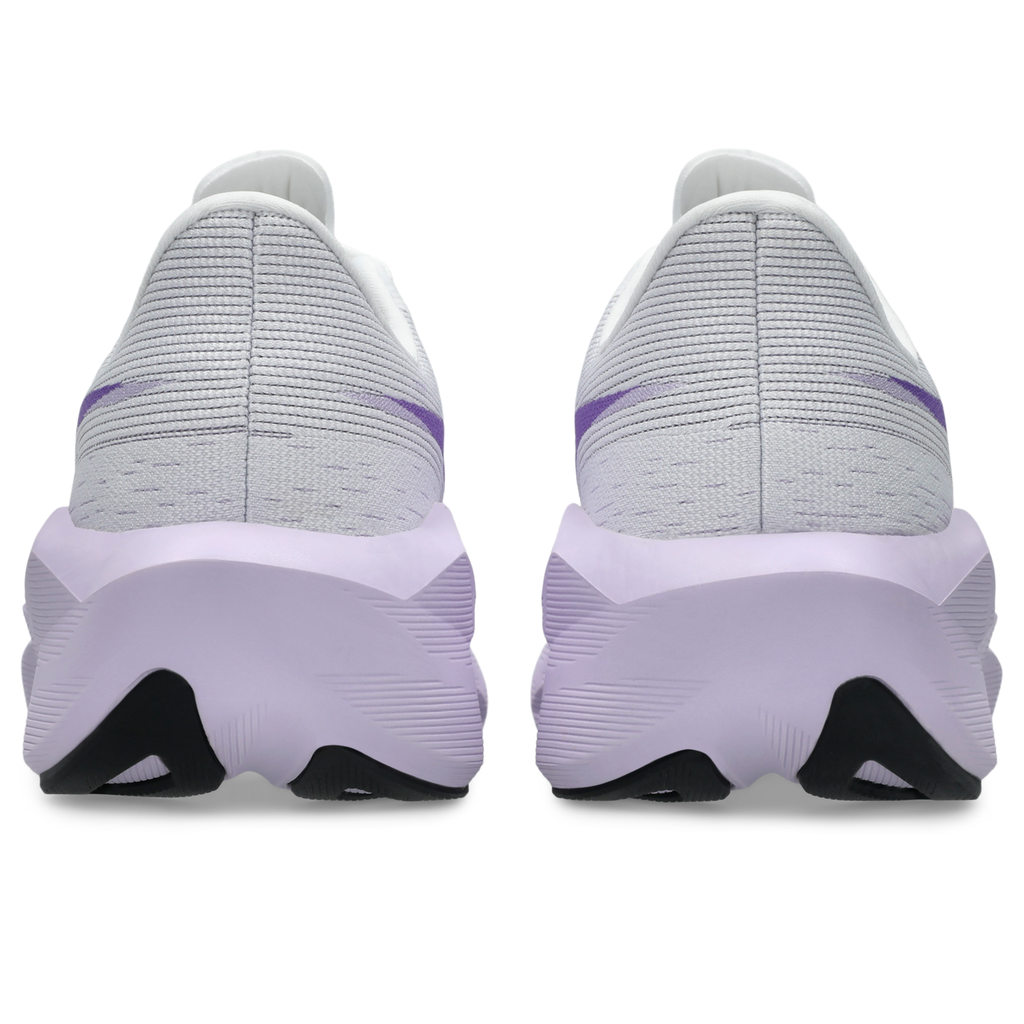 ASICS Women's Novablast 6 101 White/Murasaki heel
