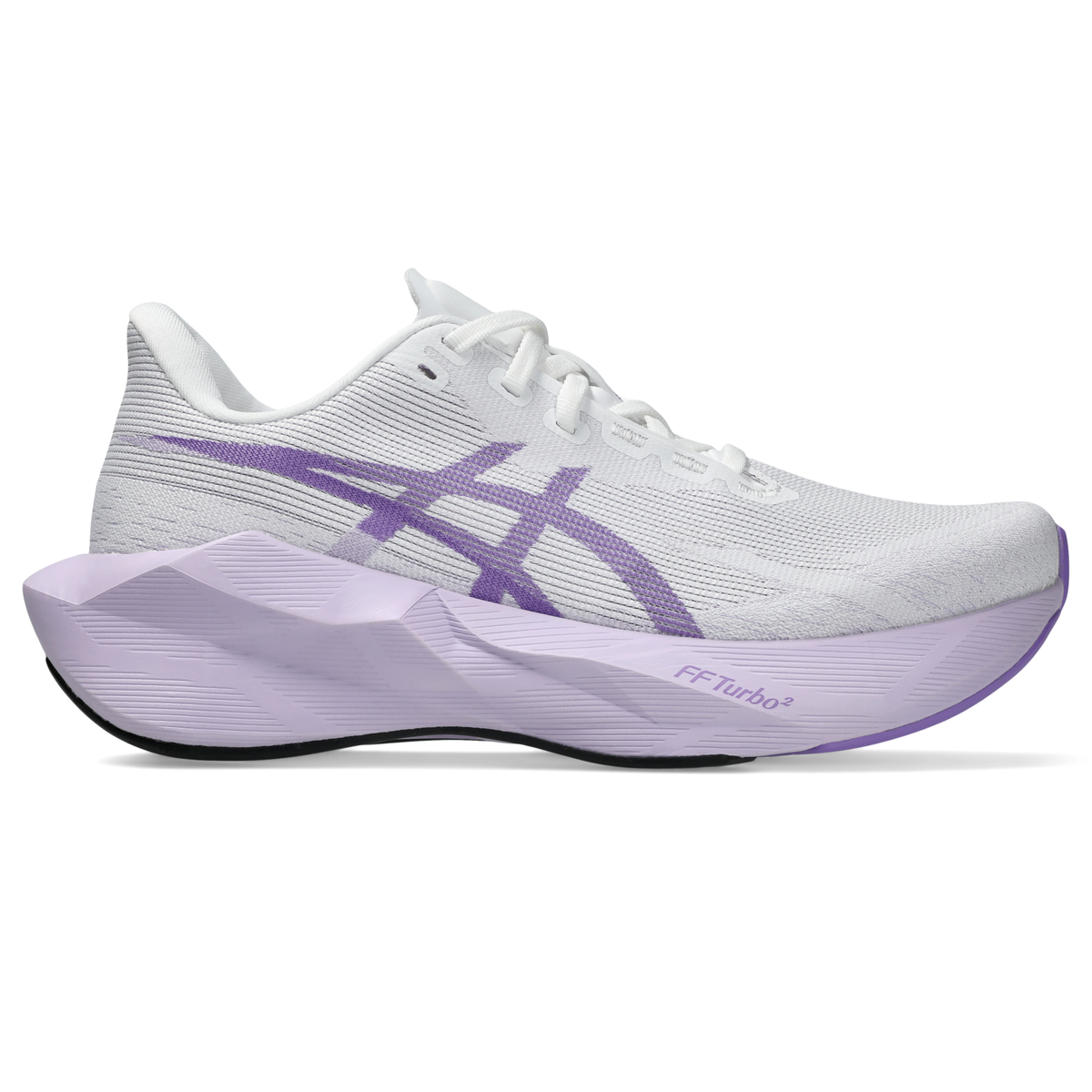 ASICS Women's Novablast 6 101 White/Murasaki lateral