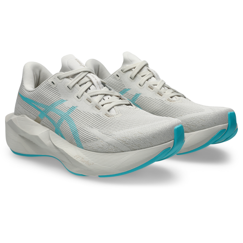 ASICS Women's Novablast 6 250 SoftOat/EnergyAqua detail