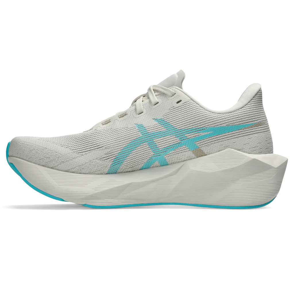 ASICS Women's Novablast 6 250 SoftOat/EnergyAqua medial