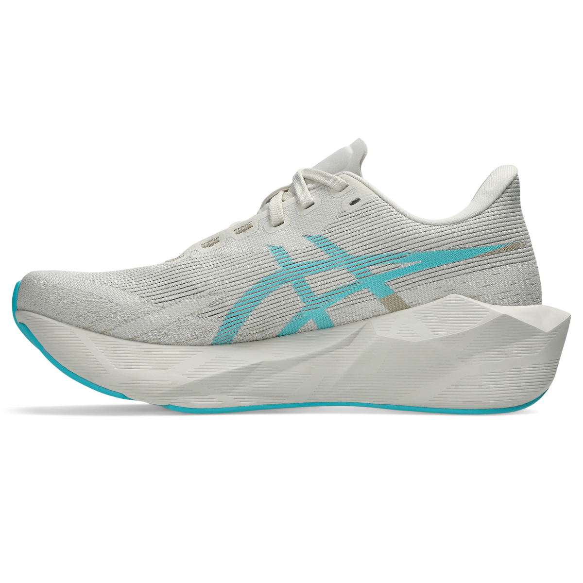 ASICS Women's Novablast 6 250 SoftOat/EnergyAqua medial