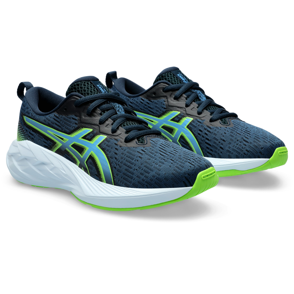 ASICS Kids' Novablast 4 400 French Blue/Waterscape detail
