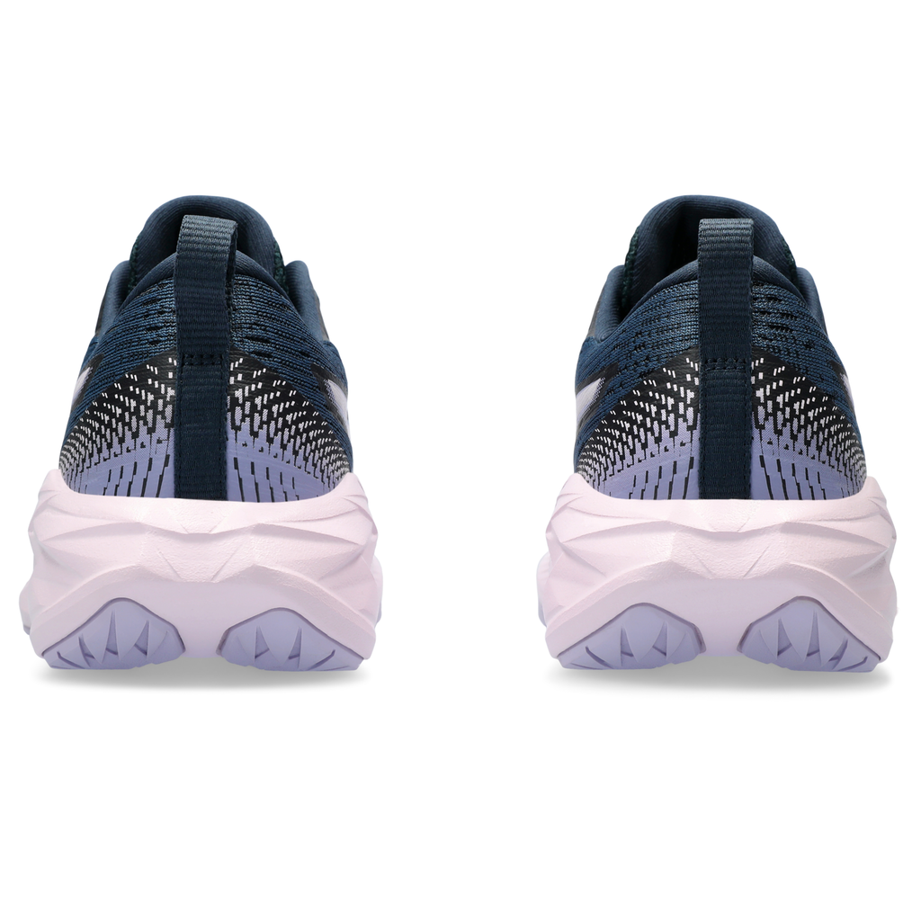 ASICS Kids' Novablast 4 401 French Blue/Cosmos heel