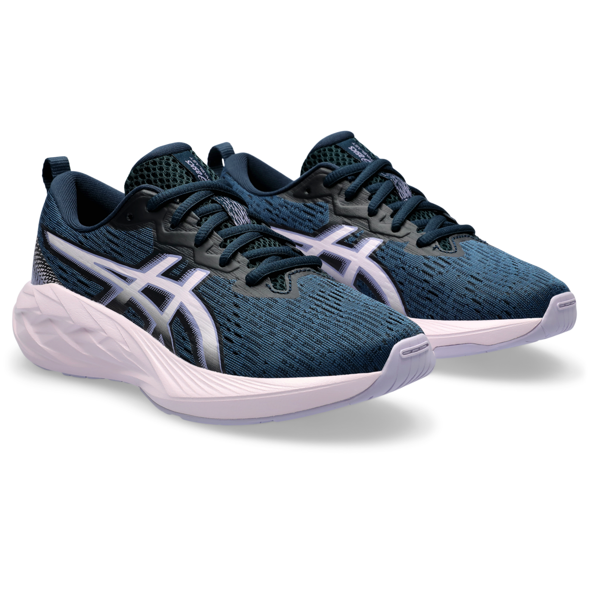 ASICS Kids' Novablast 4 401 French Blue/Cosmos detail