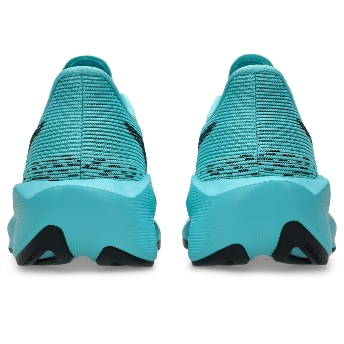 ASICS Kids' Novablast 6 400 IceMint/Black heel