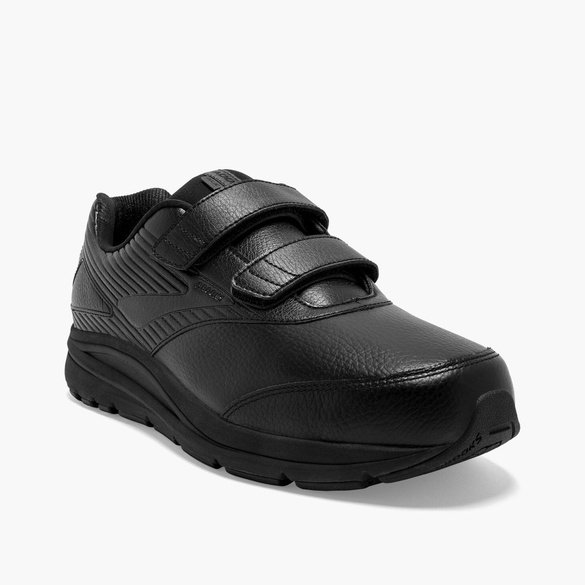 Brooks Men's Addiction Walker Velcro Wide 072 Black pair angle
