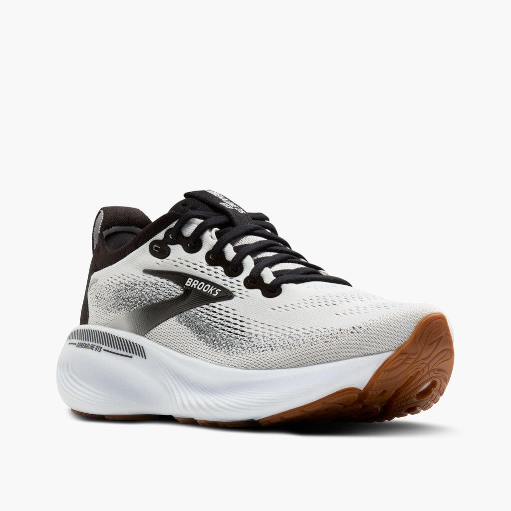 Brooks Men's Adrenaline GTS 25 189 White/Black/White pair angle
