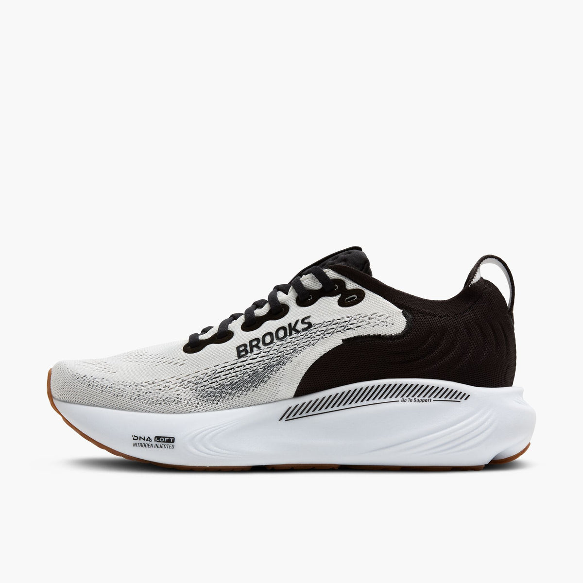 Brooks Men's Adrenaline GTS 25 189 White/Black/White medial