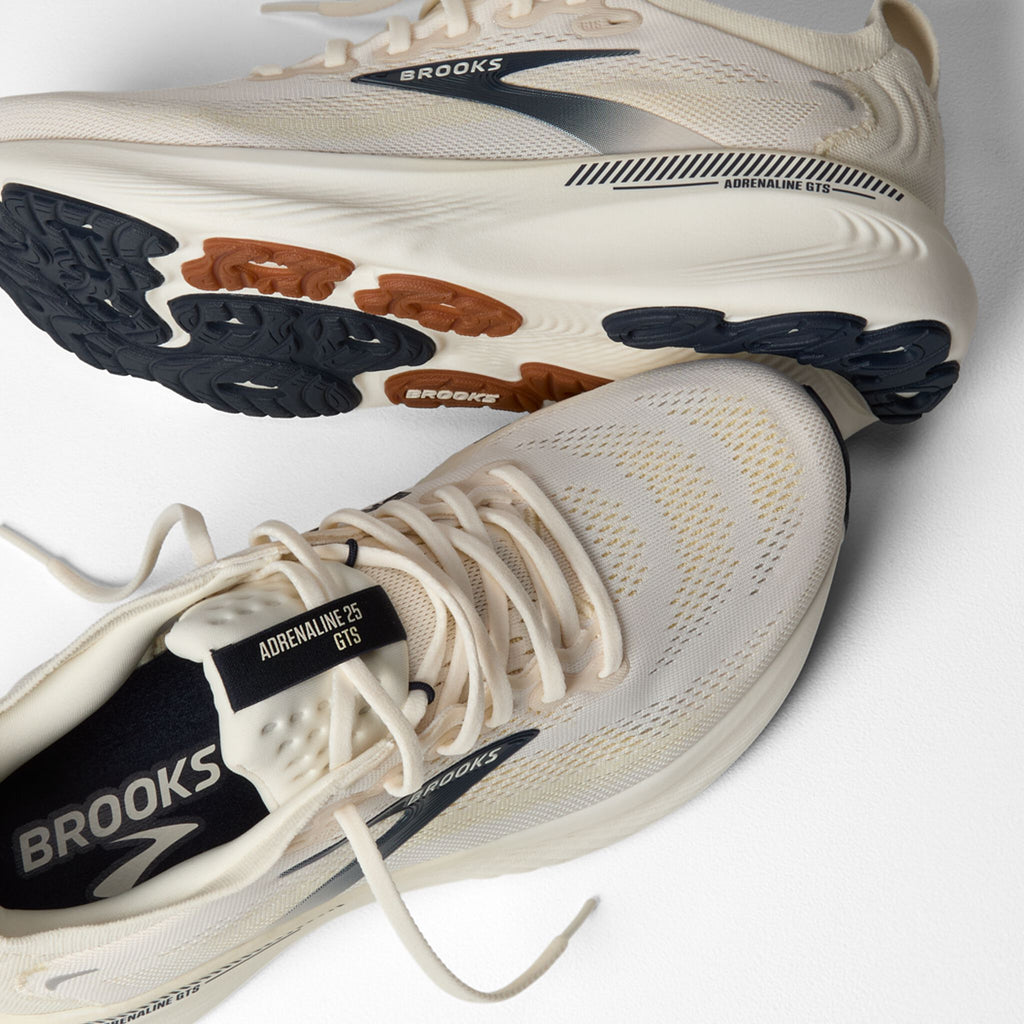 Brooks Men's Adrenaline GTS 25 272 ArcticWolf/Rutabaga/Navy detail