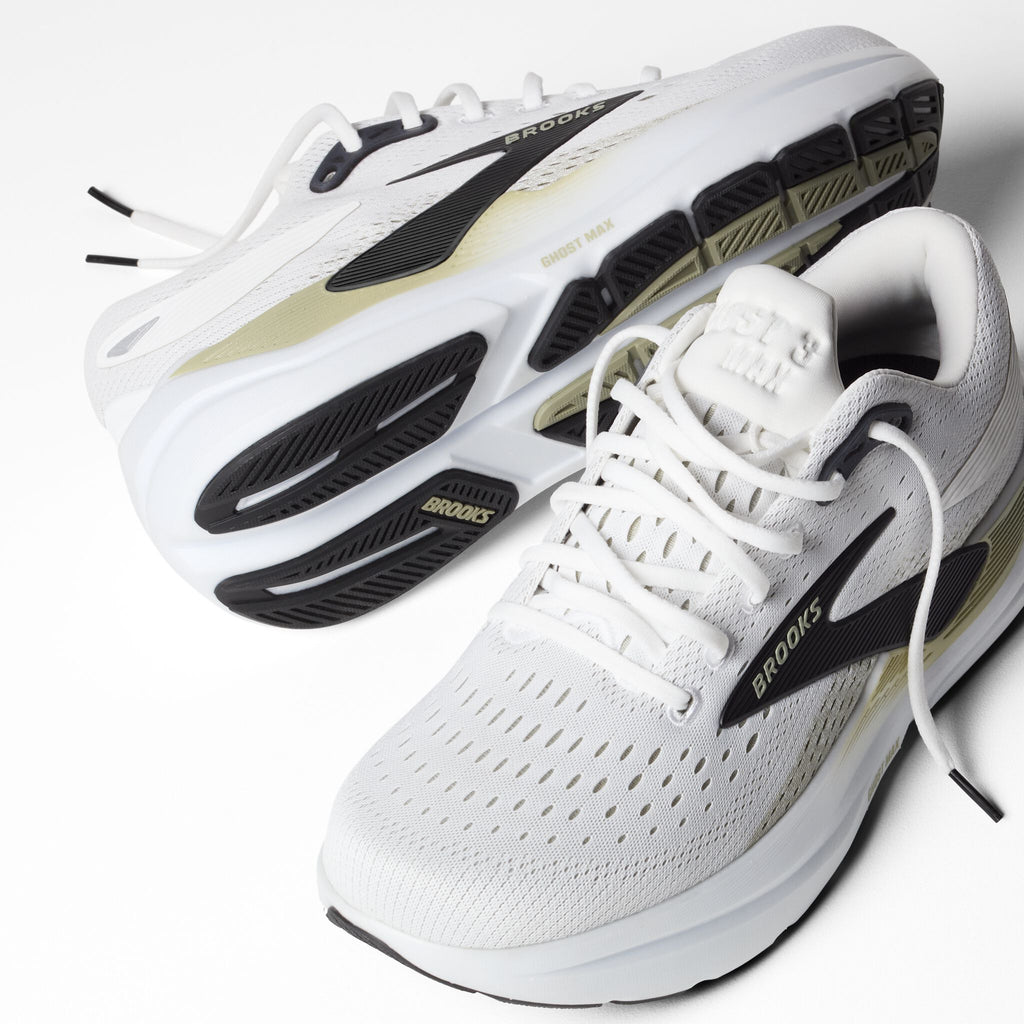 Brooks Men's Ghost Max 3 162 BrightWhite/Tea/Black detail