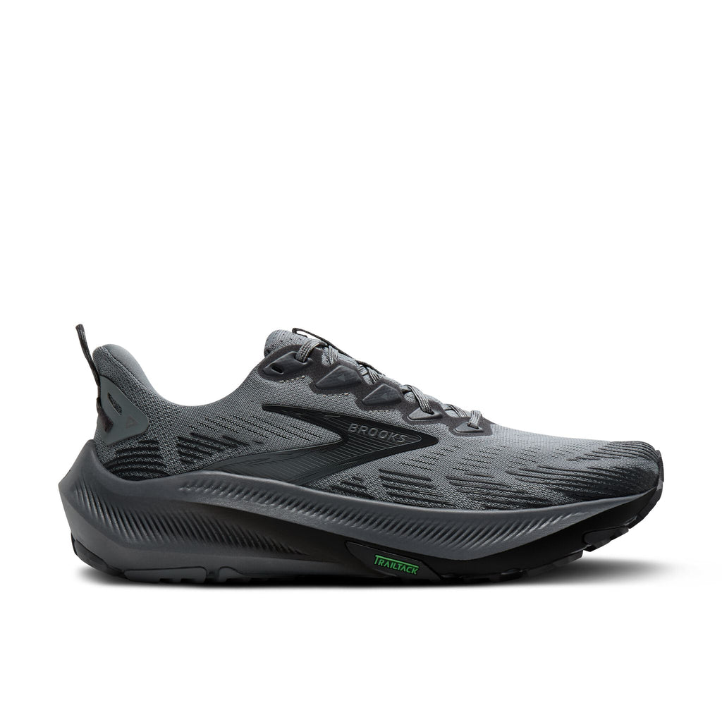 Brooks Men's Ghost Trail 004 Gray/Gray/BlackenedPearl lateral