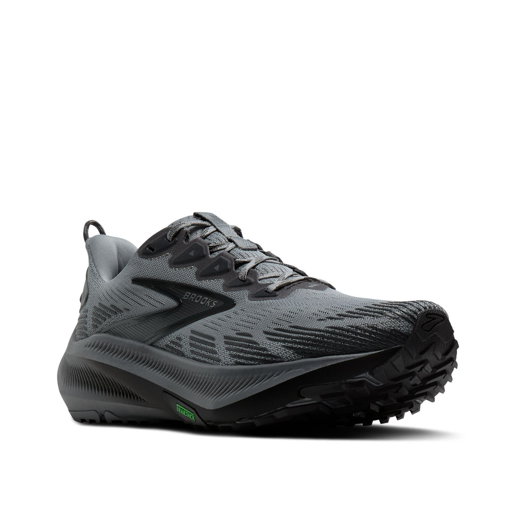 Brooks Men's Ghost Trail 004 Gray/Gray/BlackenedPearl pair angle