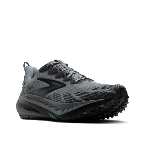 Brooks Men's Ghost Trail 004 Gray/Gray/BlackenedPearl pair angle