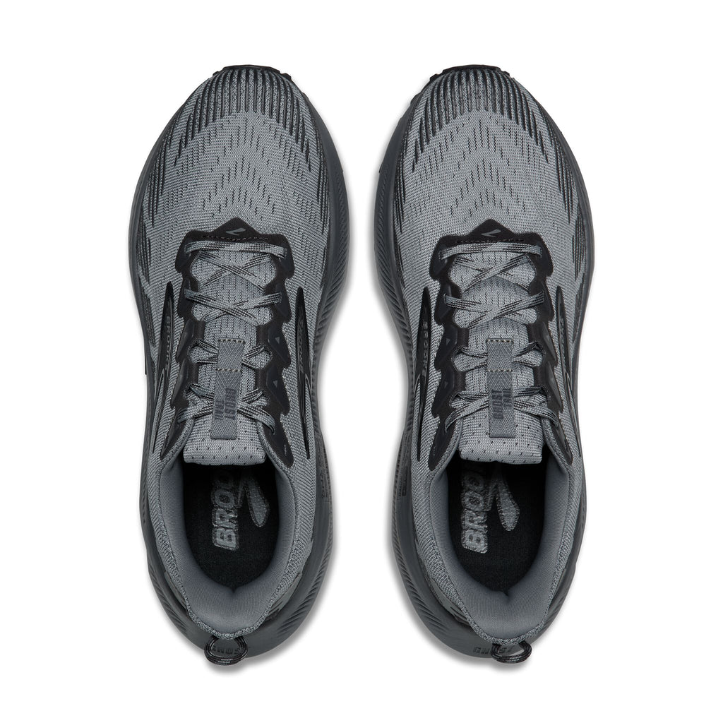 Brooks Men's Ghost Trail 004 Gray/Gray/BlackenedPearl top