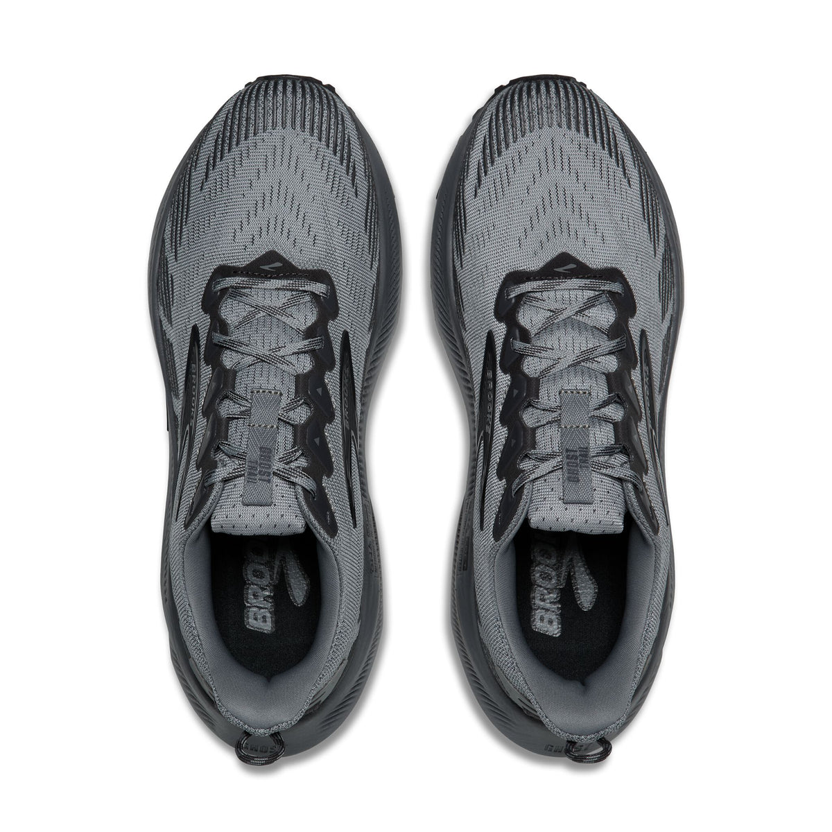Brooks Men's Ghost Trail 004 Gray/Gray/BlackenedPearl top
