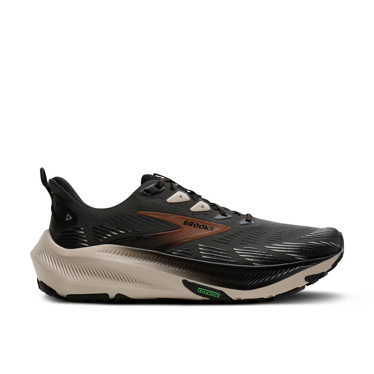 Brooks Men's Ghost Trail 080 Ebony/Black/Clove lateral