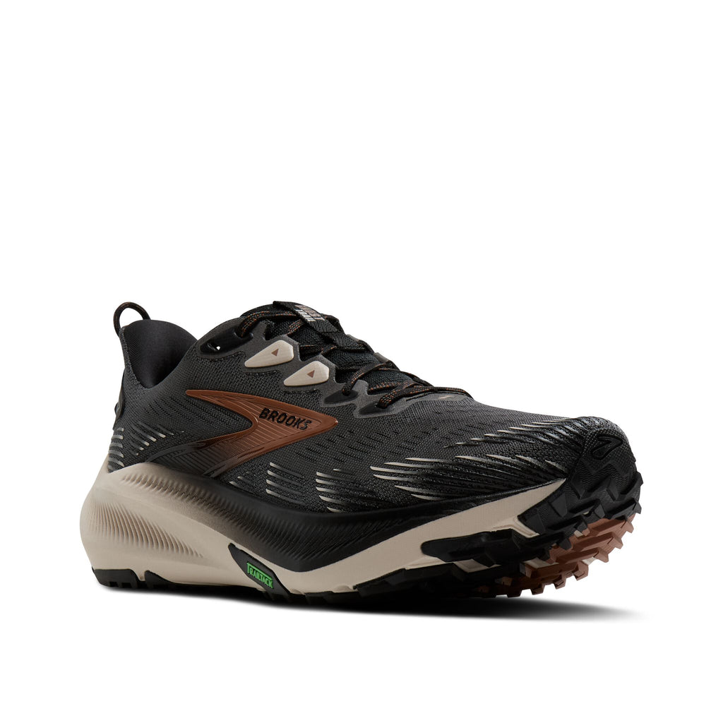 Brooks Men's Ghost Trail 080 Ebony/Black/Clove pair angle