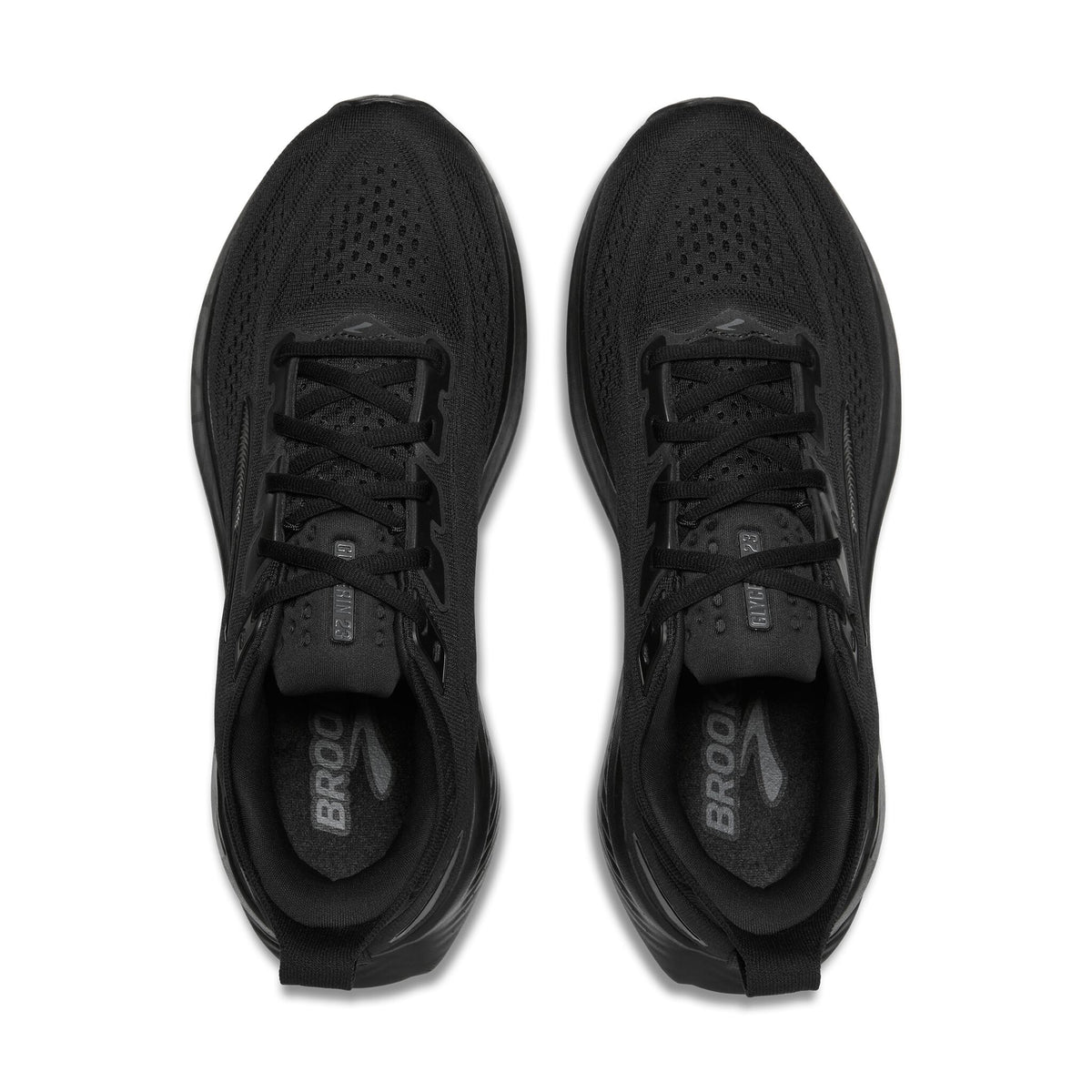 Brooks Men's Glycerin 23 020 Black/Black/Ebony top