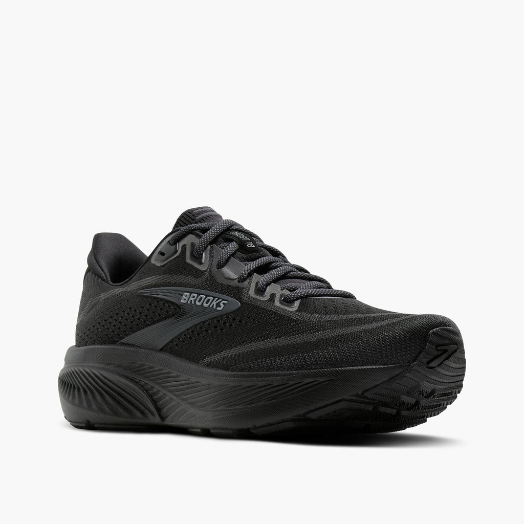 Brooks Men's Ghost 18 020 Black/Black/Ebony pair angle
